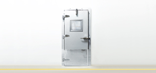 Cold storage swinging door